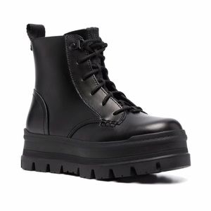 UGG Sidnee Platform Combat Leather Boot